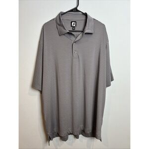 Footjoy Golf Polo Shirt 2XL With K Crest And Laurel Embroidered Performance